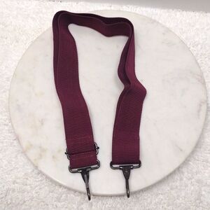 Maroon Nylon Shoulder Strap Adjustable 23 1/2"-44 3/4" L x 1 1/2" W #299-48